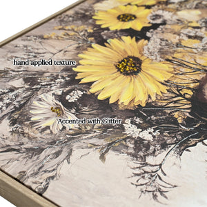 Beauty Posters Beauty lady Wall Art Gold and White Floral Canvas Artwork for Living Room Modern Photo Prints for Home 24x24 Inch Bedroom Pictures Wall Decor