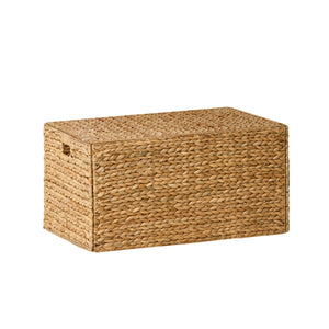 Ludmila Water Hyacinth Rectangular Storage Trunk