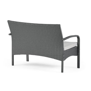 Cordoba KD Wicker 4 Piece Chat Set