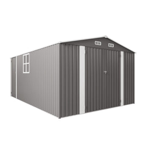 Outdoor Storage Shed With Lockable Doors
