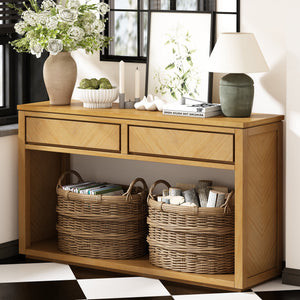 55' Console Table Natural