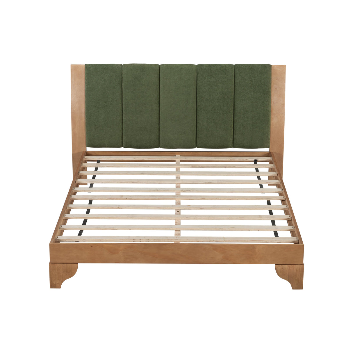 Premium Pine Wood Queen Bed Frame with Headboard