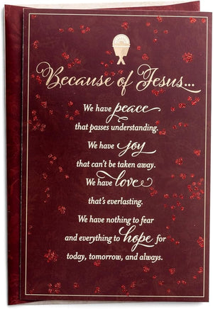 Because of Jesus - 18 Christmas Boxed Cards and Envelopes