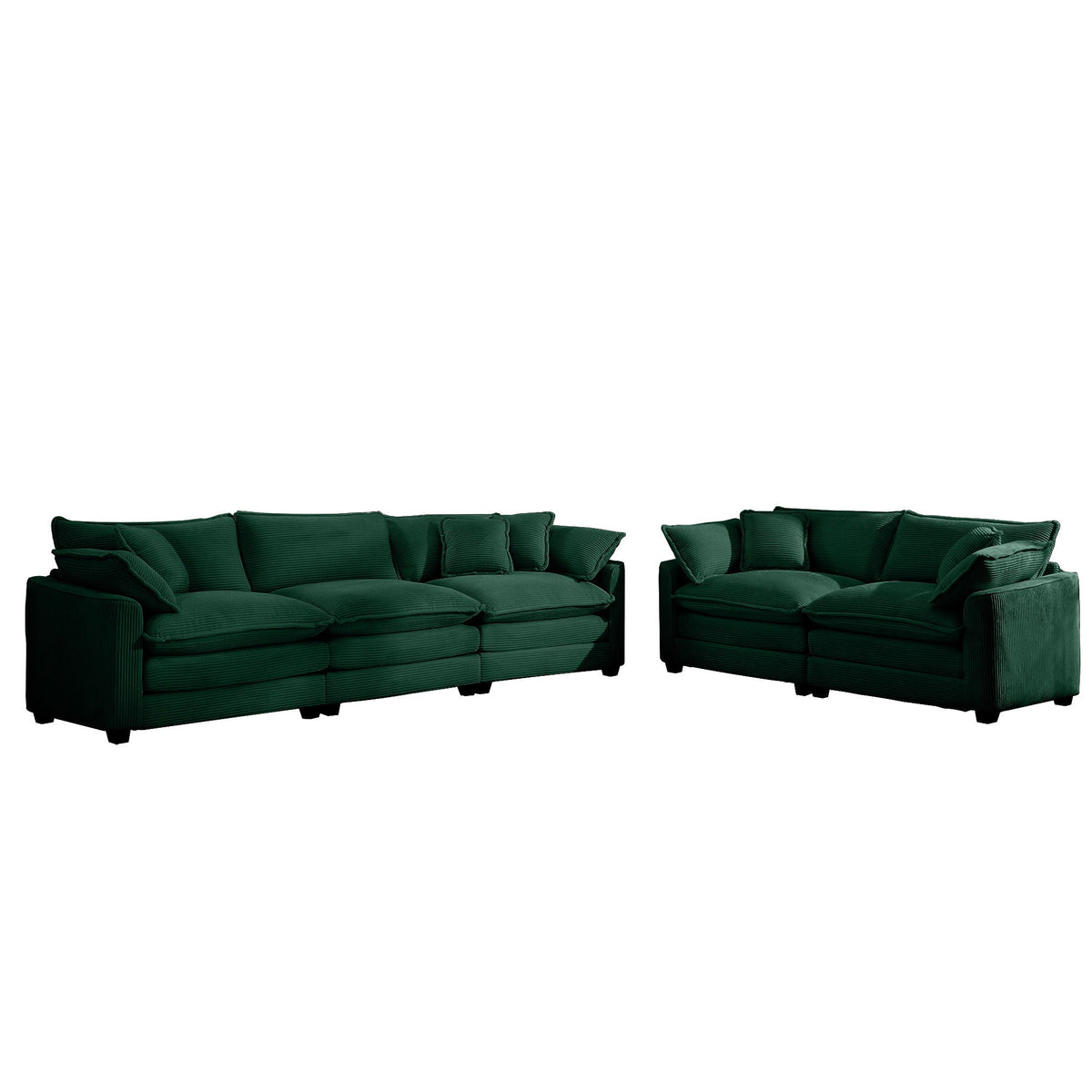 Elegant Oversized Sectional Sofa Set With Deep Seats And Flexible Layout