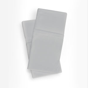 Dri-Tec Queen Pillowcase Set with Moisture-Wicking Performance - Light Grey