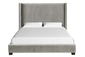 Upholstered Bed, Space-Saving Design