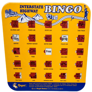 The Original Travel Bingo Game - Orange