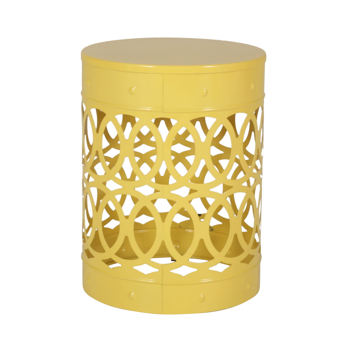 Outdoor Metal S/2 End Table