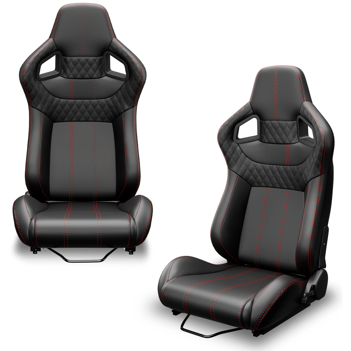 2PC Universal Bucket Racing Seats