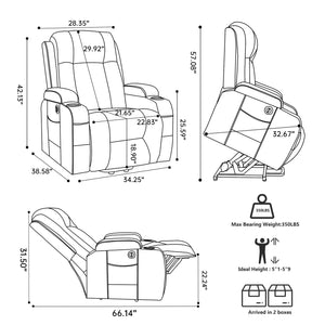 ComfortMax Infinite Position Power Lift Recliner Chair