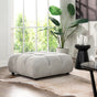 Marcel-36'-Bubble-Modular-Modern-Cocktail-Ottoman,-Pebble-Gray-Corduroy-