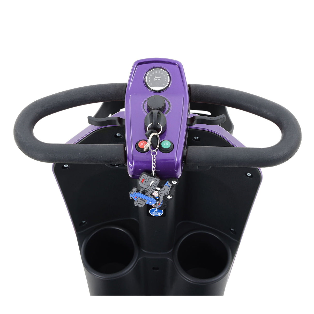 Max Plus - 4 Wheels Outdoor Compact Mobility Scooter With 2 Pieces X 20Ah Lead Acid Battery, 16 Miles, Cup Holders & USB Charger Port