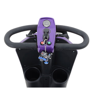 Max Plus - 4 Wheels Outdoor Compact Mobility Scooter With 2 Pieces X 20Ah Lead Acid Battery, 16 Miles, Cup Holders & USB Charger Port