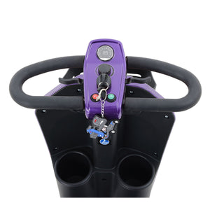 Max Plus - 4 Wheels Outdoor Compact Mobility Scooter With 2 Pieces X 20Ah Lead Acid Battery, 16 Miles, Cup Holders & USB Charger Port