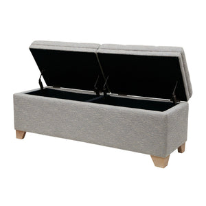 Soft Close Upholstered Storage Bench, Convenient Design