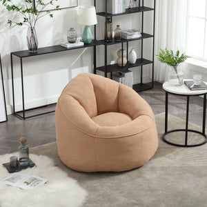 Bedding Bean Bag Sofa Chair High Pressure Foam With Footrest