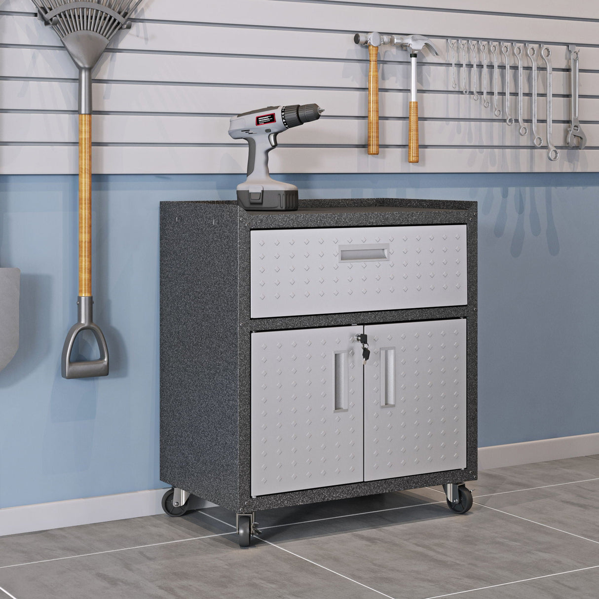Fortress - Mobile Design Garage Cabinet