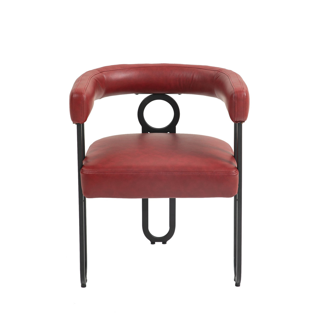 House hold contemporary designed upholstered accent/dining chair/barrel side chairs set of 2