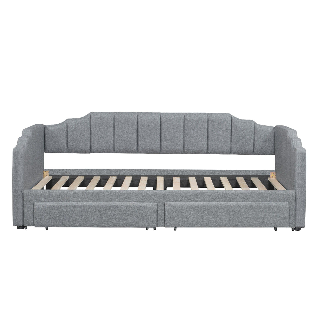 Extendable Daybed With LED Light And 2 Storage Drawers