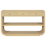 Console Table With 3 Soft Close Drawers & 2 Open Shelves