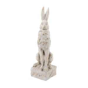 Large Magnesium Sitting Rabbit Figurine