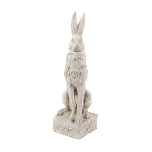 Large Magnesium Sitting Rabbit Figurine