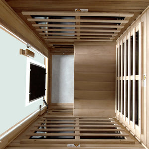 One person Far infrared red cedar standard indoor sauna room