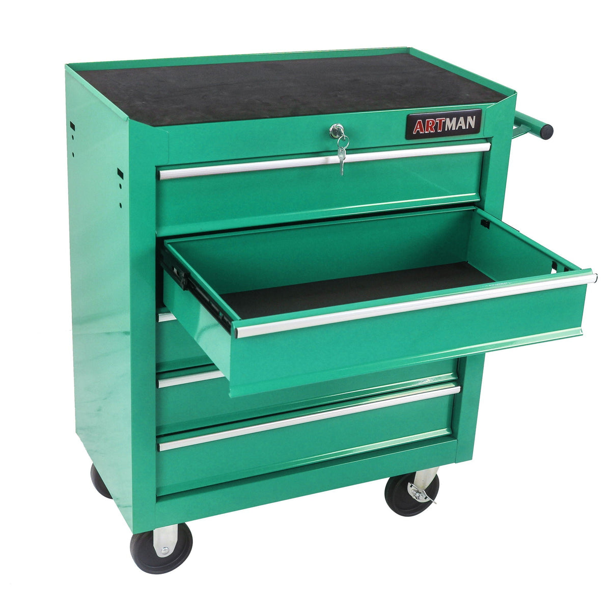 Multifunctional Tool Cart With Wheels And Drawers