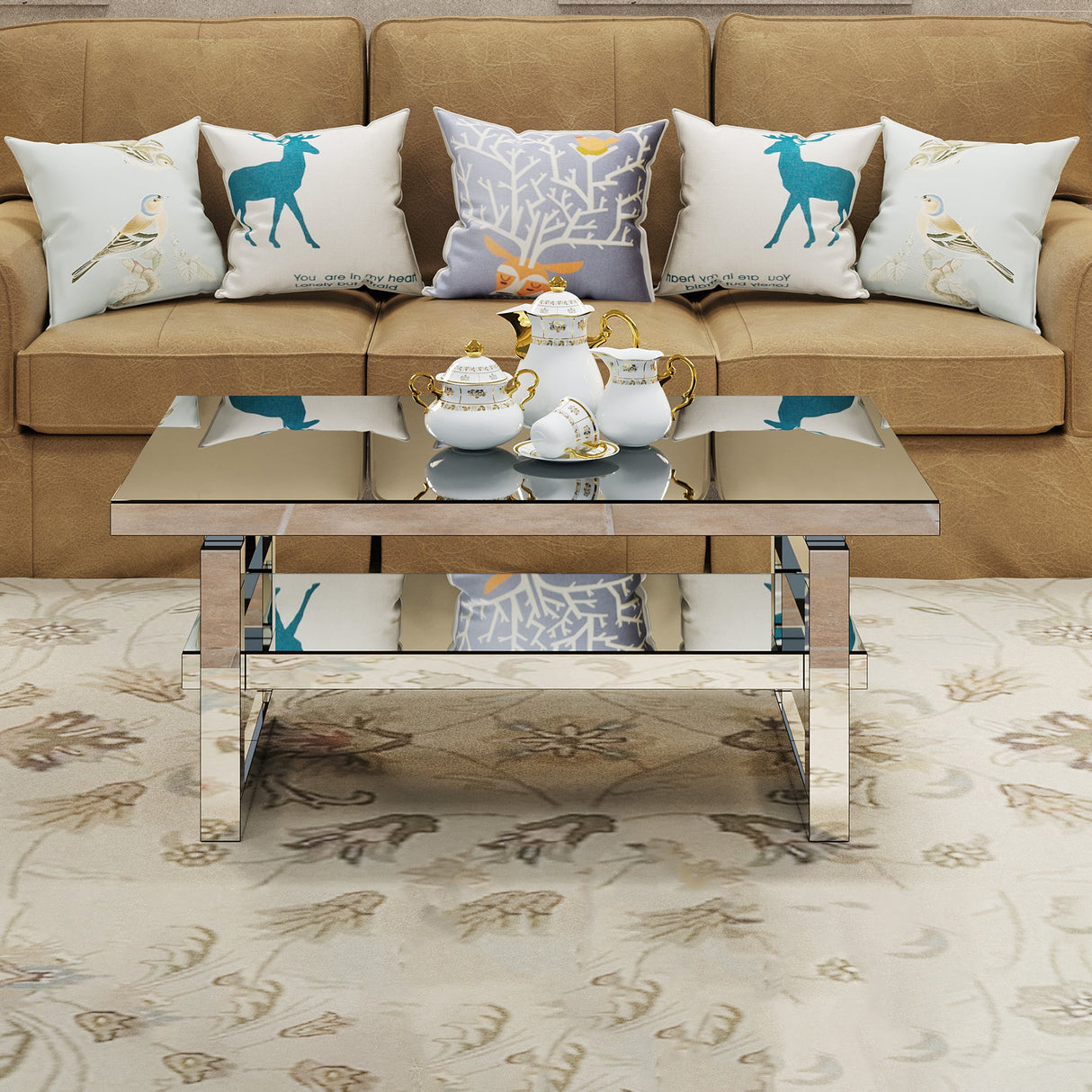 Modern Square Luxury Coffee Table