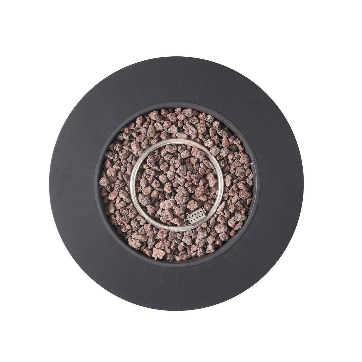 Round Iron Fire Pit With 40, 000 Btu