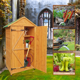 Xwt010 wooden shed natural for backyard garden big spire tool storage 68.50'x 22.83'x 40.35'