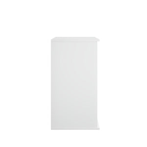 Kitchen Storage Cabinet With Double Doors, Adjustable Shelves, Sideboard Buffet For Dining Room - White