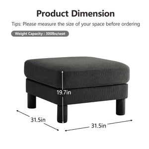 Ottoman Polyester - Dark