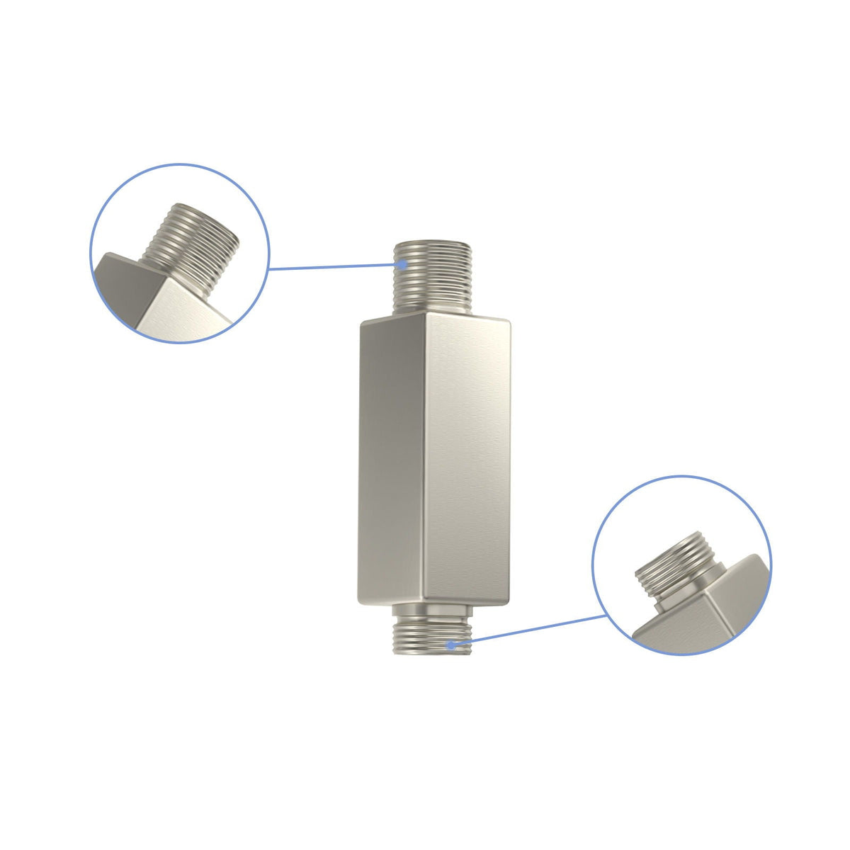 Ceiling Mounted Shower Arm With Flange Stainless Steel