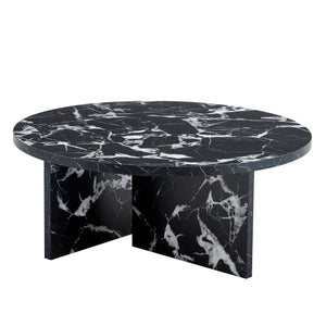 Versatile Round Coffee Table For Various Interior Styles