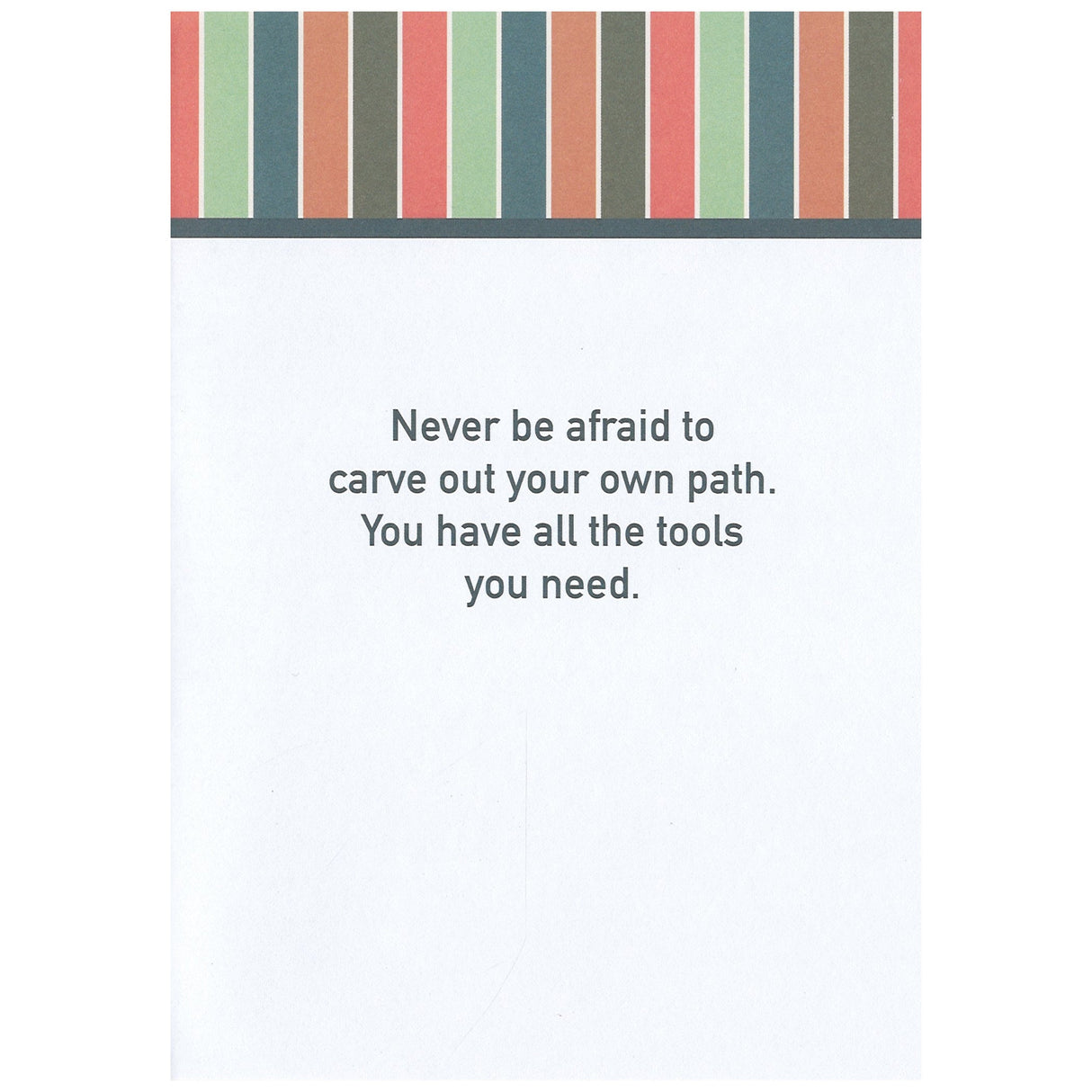 Step Boldly in the Future - Graduation Card