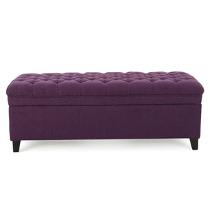Juliana Storage Ottoman With Birch Legs