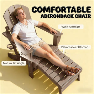 Stylish Folding Fire Pit Chair Set of 2