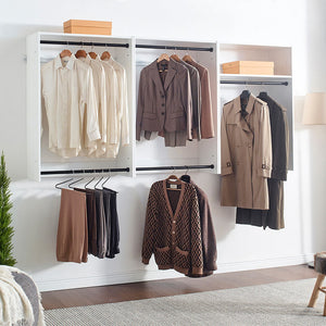 Devi - Wall Mounted Wood Closet System