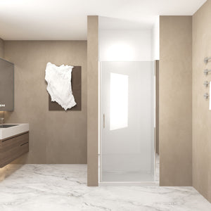 Shower Door With Glass And Explosion Proof Safety Film