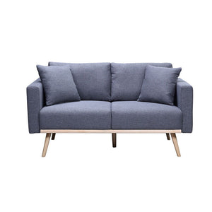 Easton - Fabric Living Room Set With USB Charging Ports Pockets And Pillows (Set of 2)