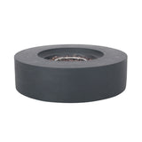 Modern Lightweight Concrete Outdoor Circular Fire Pit 50,000 BTU Dark Gray