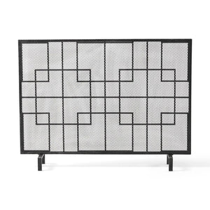 Dorothy - Modern Single Panel Iron Fire Screen