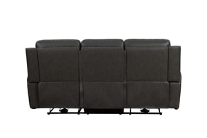 Pierce - Power Sofa With Power Recline, Power Headrest (Drop Down Table With Two Cup Holders)-Zero Gravity, Lumbar