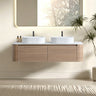 Erba 60 Inch Bathroom Vanity with Sink in Honey