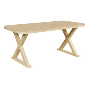 Natural Oak Veneer Dining Table