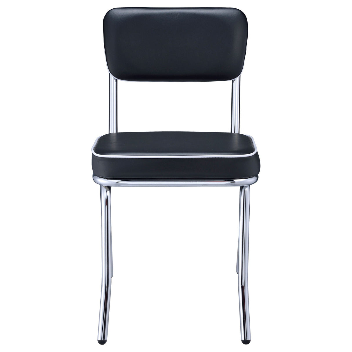 Open Back Upholstered Side Chairs (Set of 2)