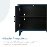 Chevron 4-Door Sideboard Cabinet