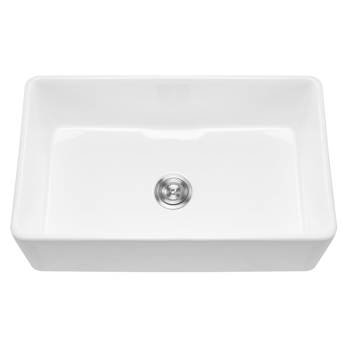 33.5x20 in Farmhouse Sink Undermount Kitchen Single Bowl Basin Fireclay