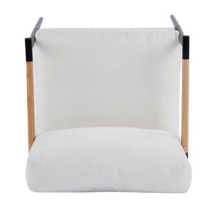 Modern Accent Chair With Cushions, Cozy Seating